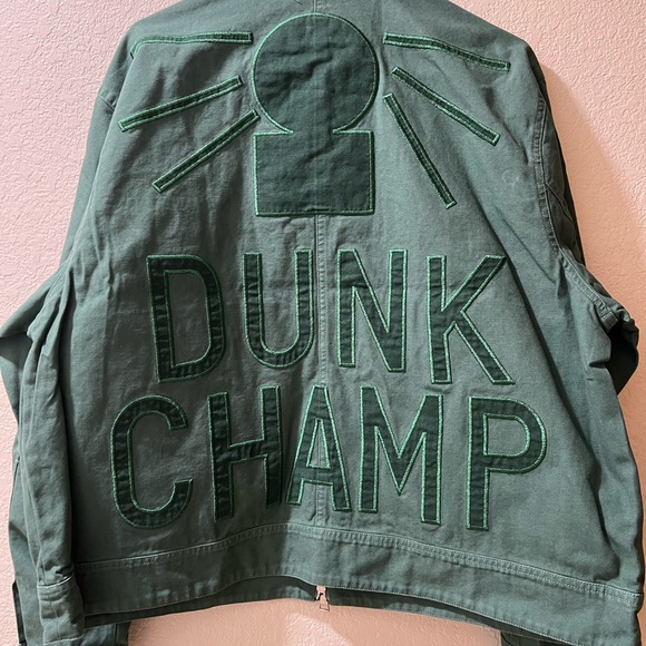 JORDAN BRAND x Nina Chanel Abney Canvas Jacket Green FZ7528-398 - Picture 8 of 9